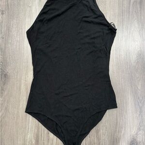 Aqua Black Ribbed Knitwear